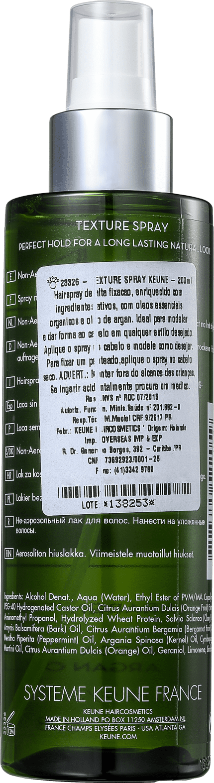 Keune So Pure Texture - Spray Fixador 200ml
