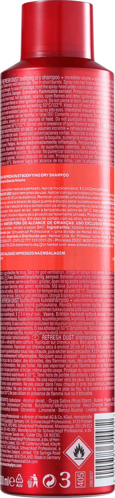 Schwarzkopf OSIS+ Texture Refresh Dust - Shampoo a Seco 300ml