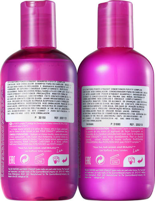 Kit Lee Stafford Poker Straight Cleansing Duo (2 Produtos)