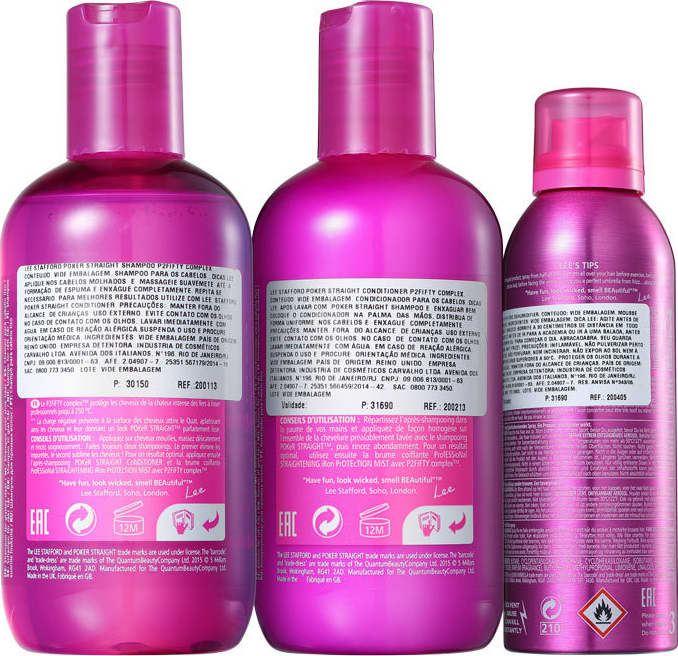 Kit Lee Stafford Poker Straight Cleansing & Dehumidifier de Tratamento (3 Produtos)
