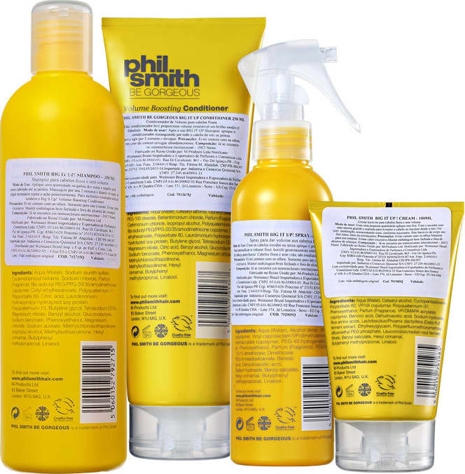 Kit Phil Smith Big It Up Volume Boosting Tratamento (4 Produtos)