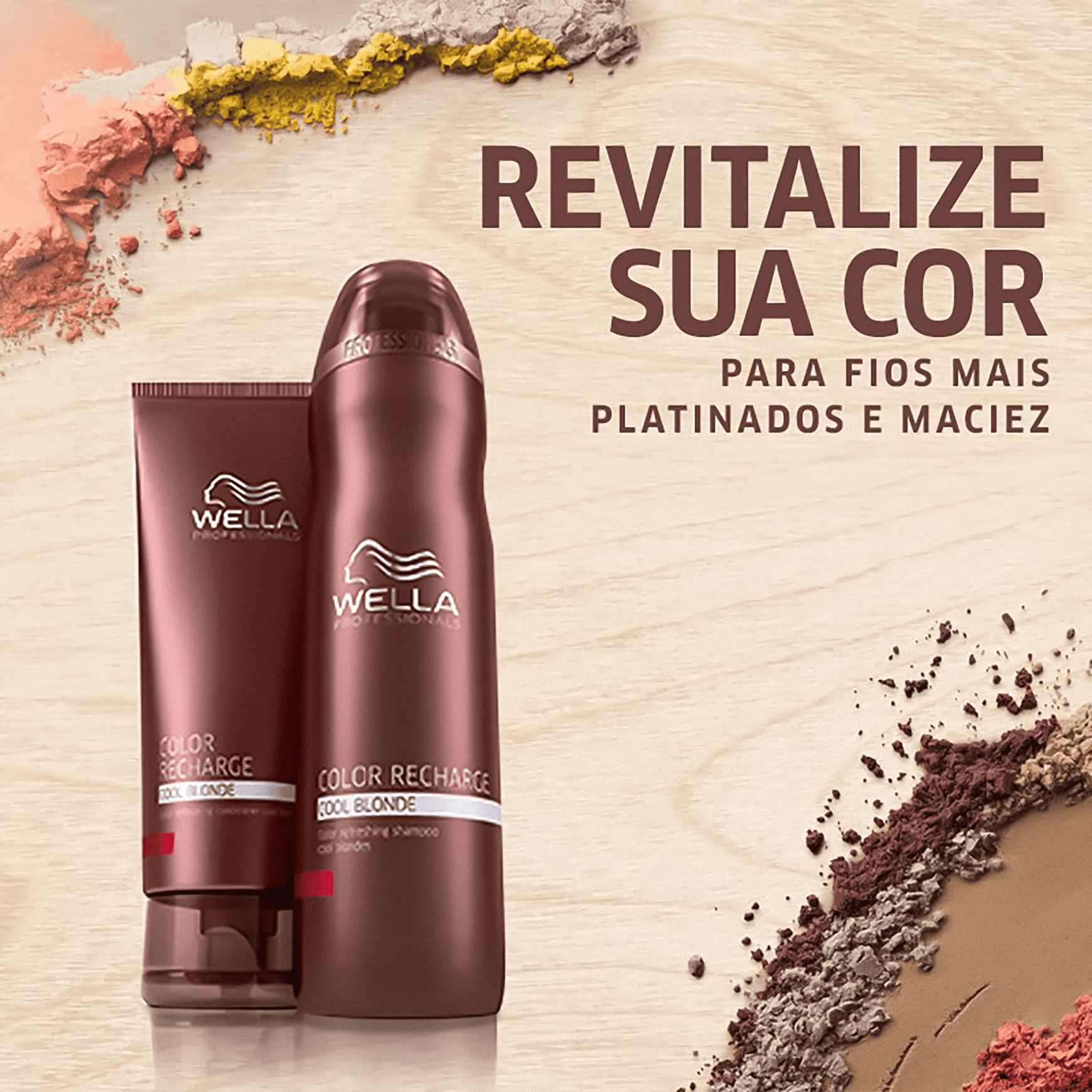 Kit Wella Professionals Color Recharge Cool Blonde Duo (2 Produtos)