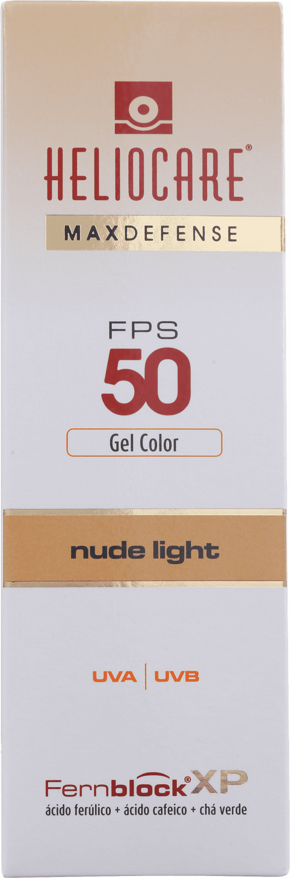Melora Heliocare Max Defense Gel Color Nude Light FPS 50 - Protetor Solar com Cor 50g