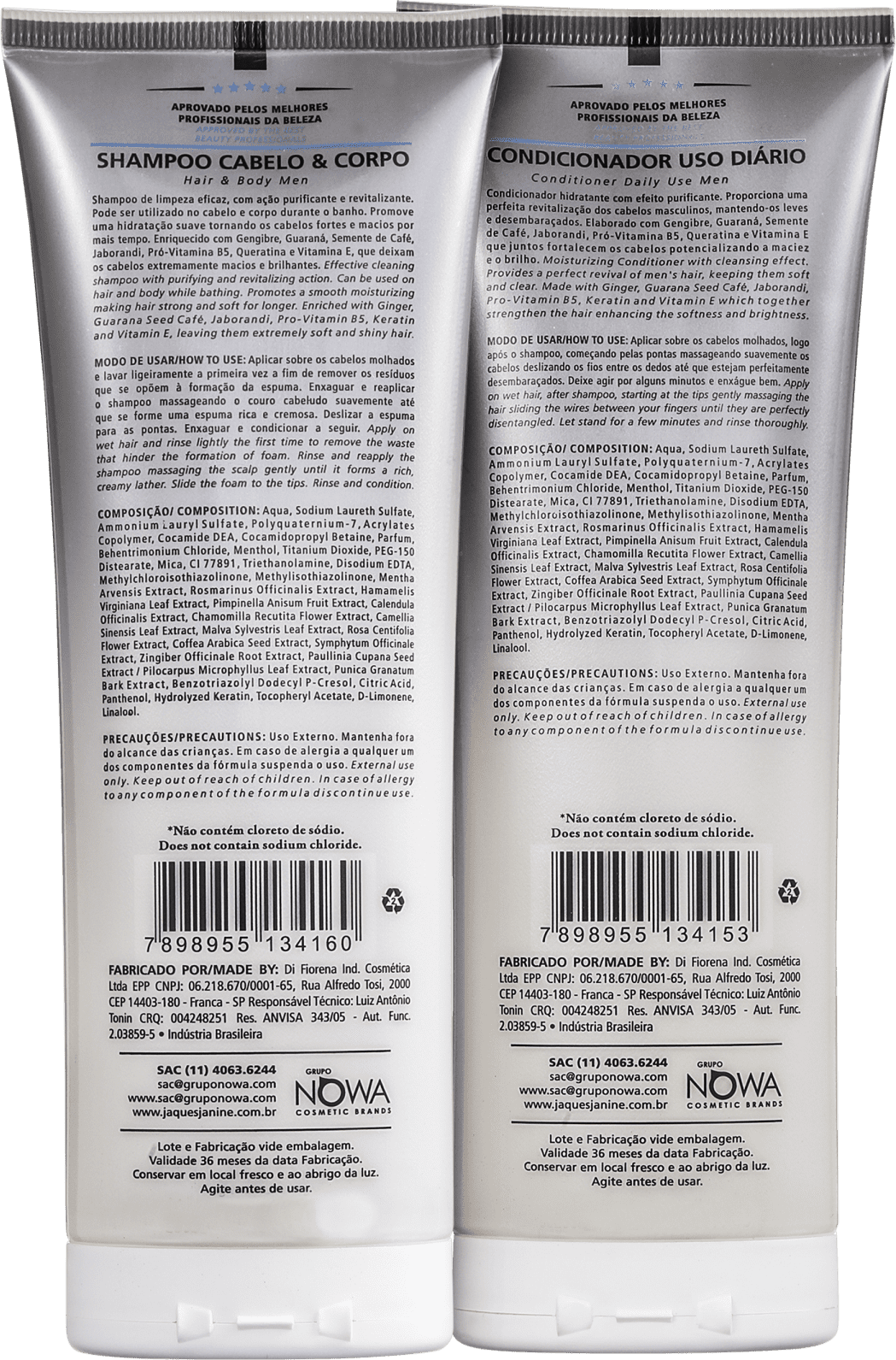 Kit Jacques Janine Professionnel Exclusivo para Homens Duo (2 Produtos)
