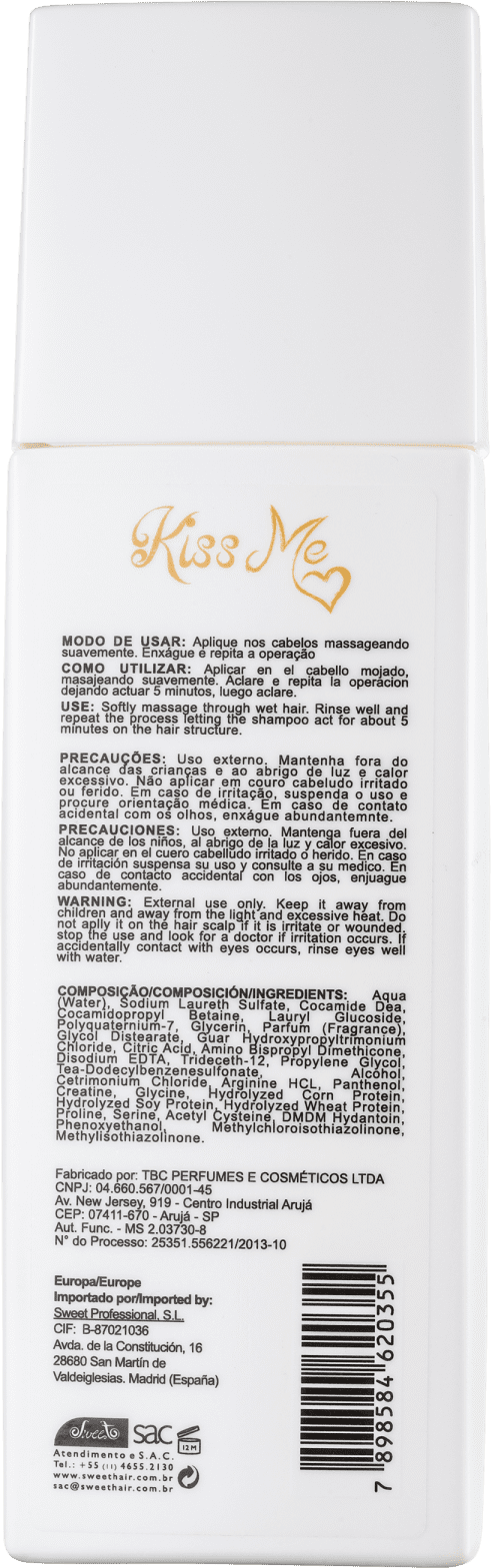 Sweet Hair Kiss Me Curl Hair - Shampoo 250ml