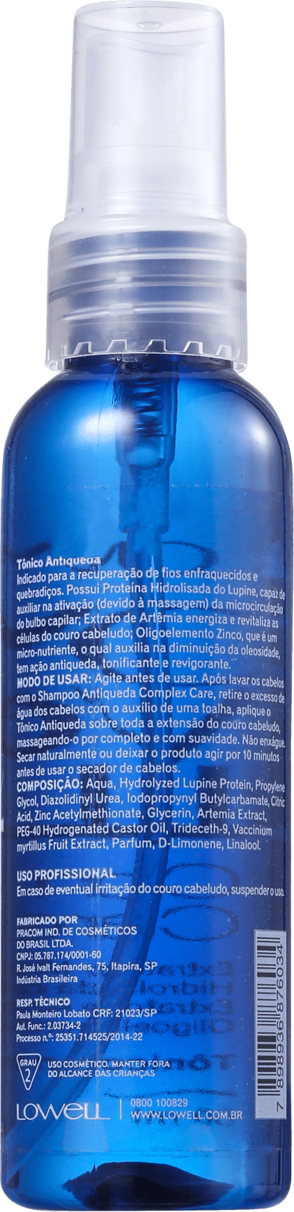 Lowell Complex Care Mirtilo - Tônico Antiqueda 60ml