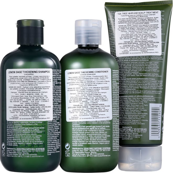 Kit Paul Mitchell Tea Tree Deep Treatment (3 Produtos)
