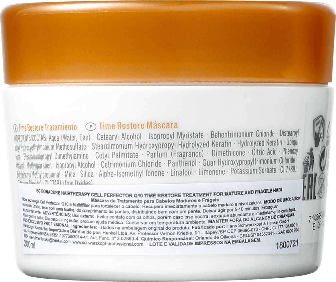 Schwarzkopf Professional BC Bonacure Q10 Time Restore - Máscara Capilar 200ml