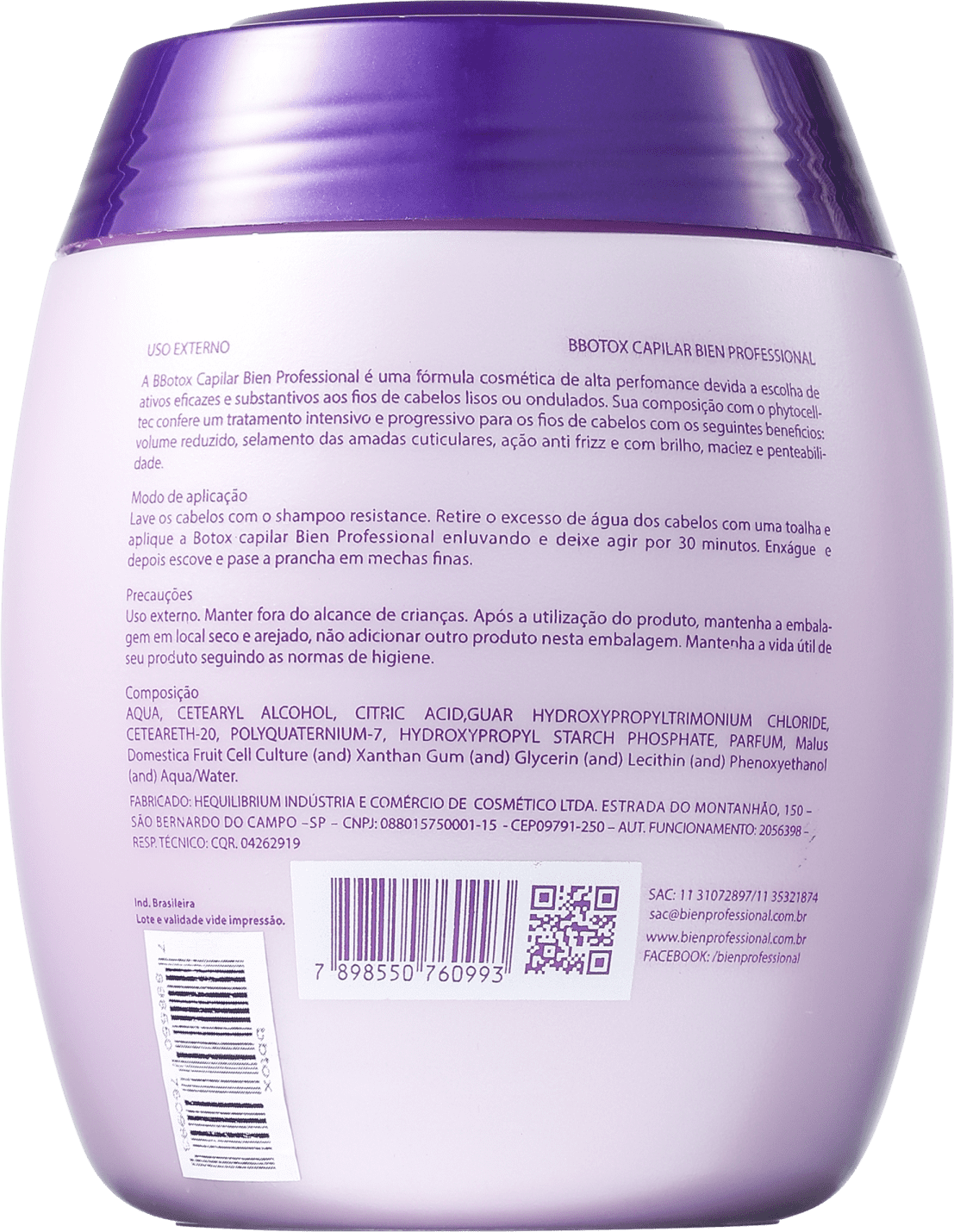 Bien Professional Resistance BBtox - Repositor de Massa Capilar 1000g