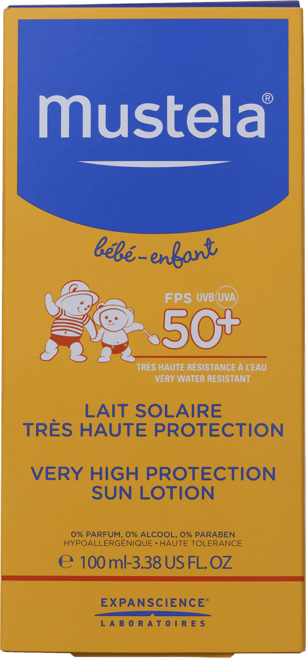 Mustela Solaires Bébé-Enfant FPS 50+ - Protetor Solar Infantil 100ml