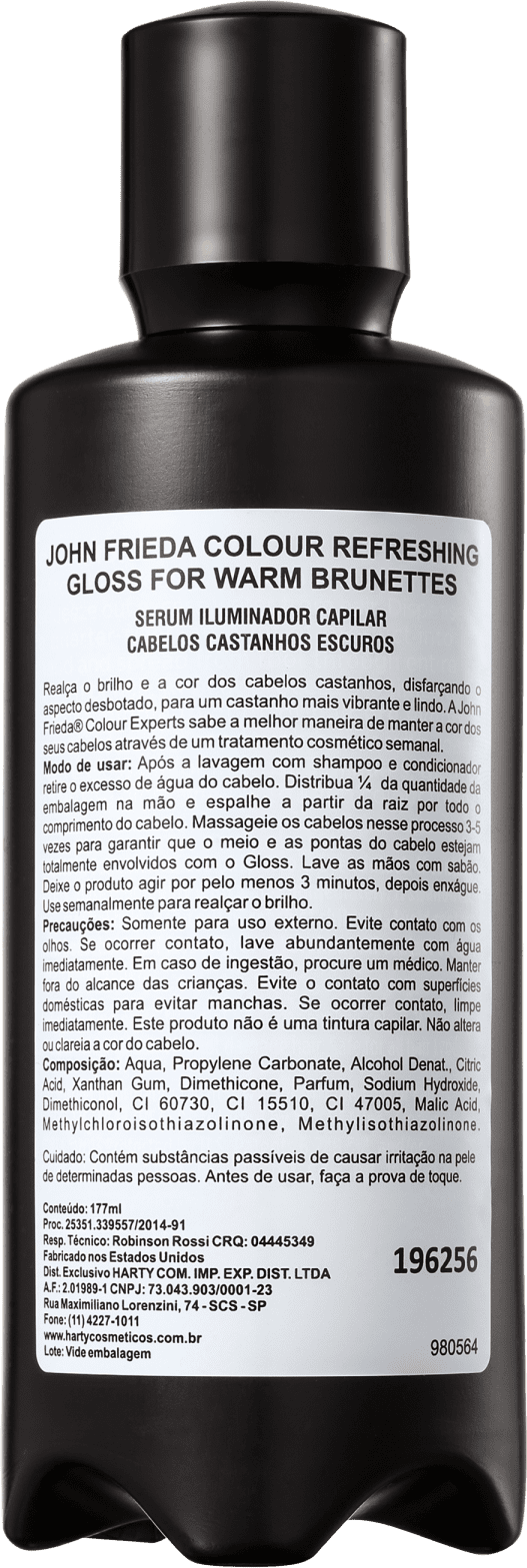 John Frieda Colour Refreshing Gloss For Warm Brunettes - Sérum Tonalizante 177ml
