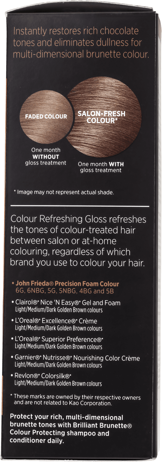 John Frieda Colour Refreshing Gloss For Warm Brunettes - Sérum Tonalizante 177ml