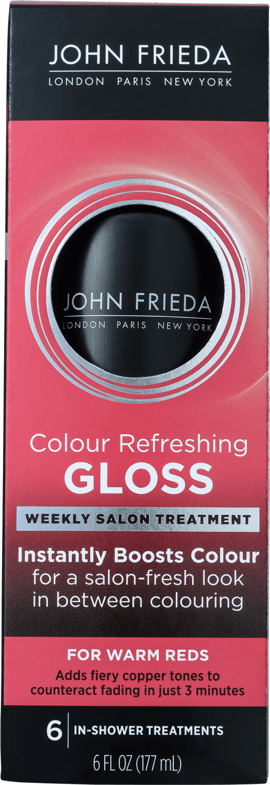 John Frieda Colour Refreshing Gloss For Warm Reds - Sérum Tonalizante 177ml