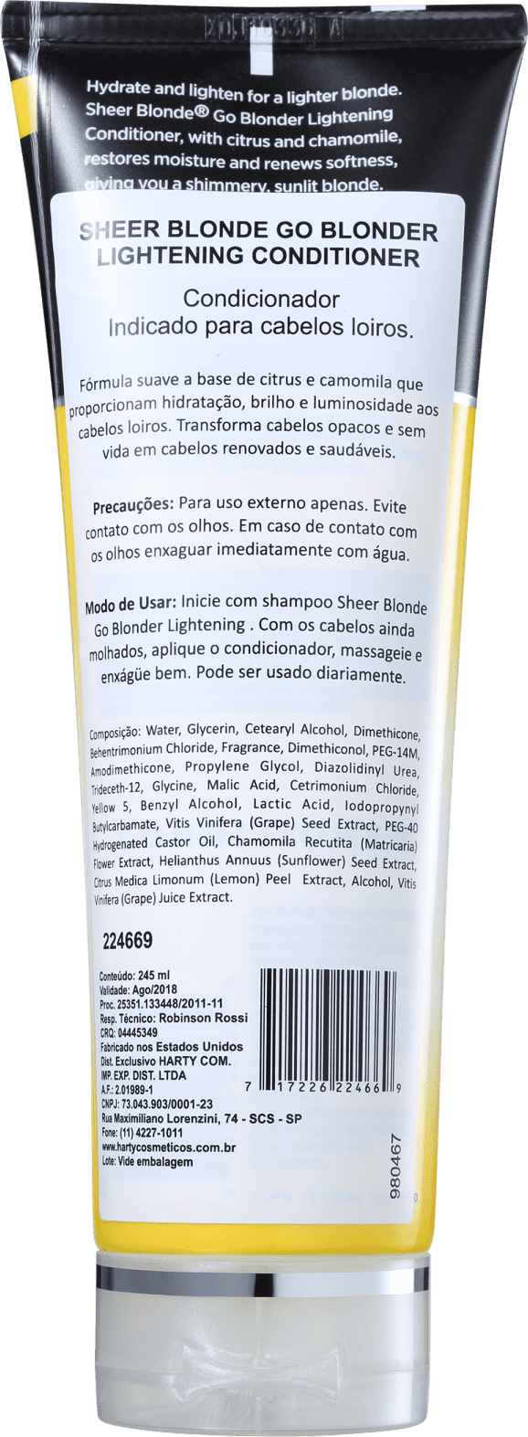 John Frieda Sheer Blonde Go Blonder Lightening All Blondes - Condicionador 245ml