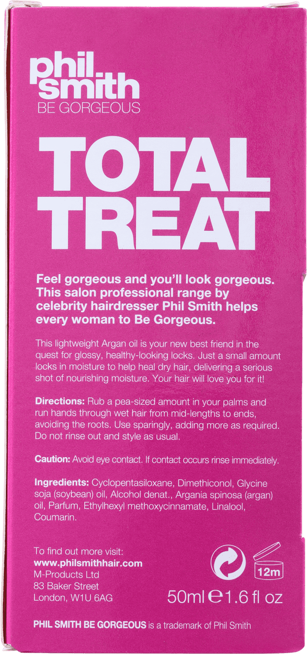 Phil Smith Total Treat Transforming Argan Oil - Óleo Capilar 50ml