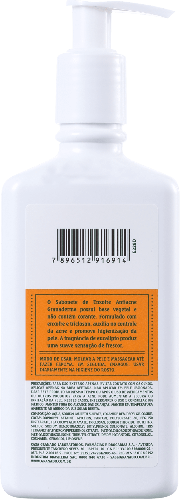 Granado Granaderma Oil-Control Enxofre - Sabonete Líquido para Acne 250ml