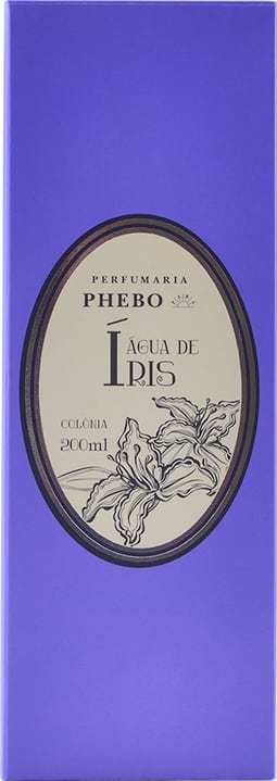 Água de Íris Phebo Eau de Cologne - Perfume Unissex 200ml