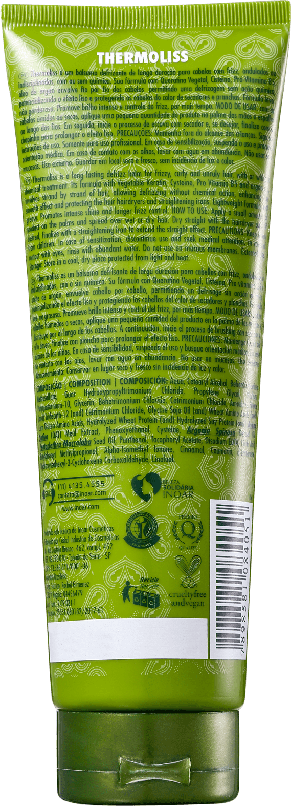 Inoar Argan Oil Thermoliss - Bálsamo Anti-Frizz 240ml