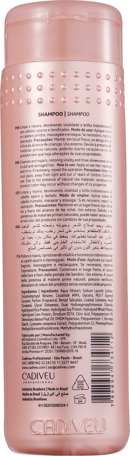 Cadiveu Professional Hair Remedy - Shampoo 250ml