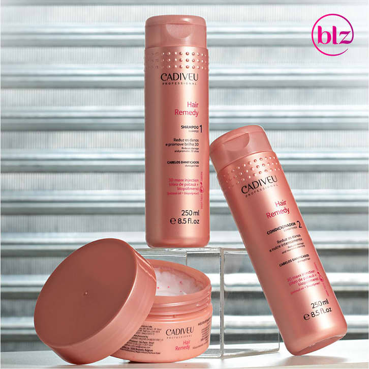Kit Cadiveu Professional Hair Remedy Reparador (3 Produtos)