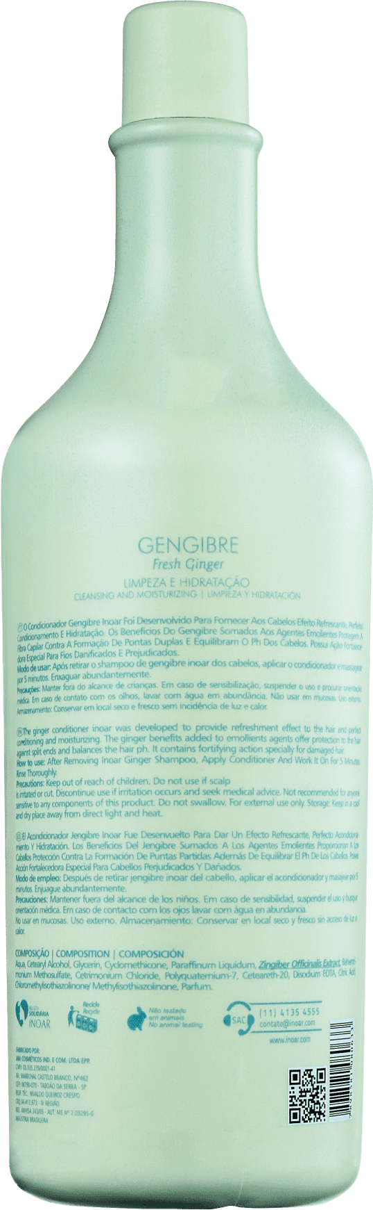 Inoar Gengibre Fresh Ginger - Condicionador 1000ml