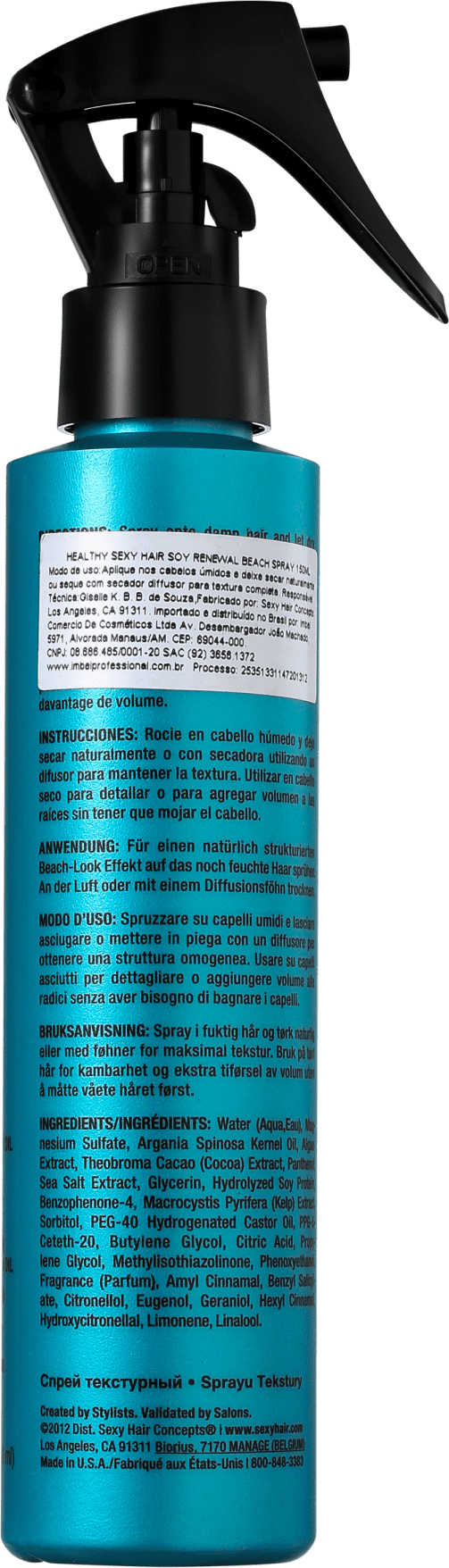 Sexy Hair Healthy Soy Renewal Beach - Spray Texturizador 150ml
