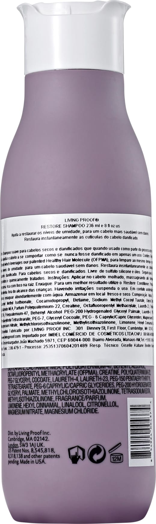 Living Proof Restore - Shampoo sem Sulfato 236ml