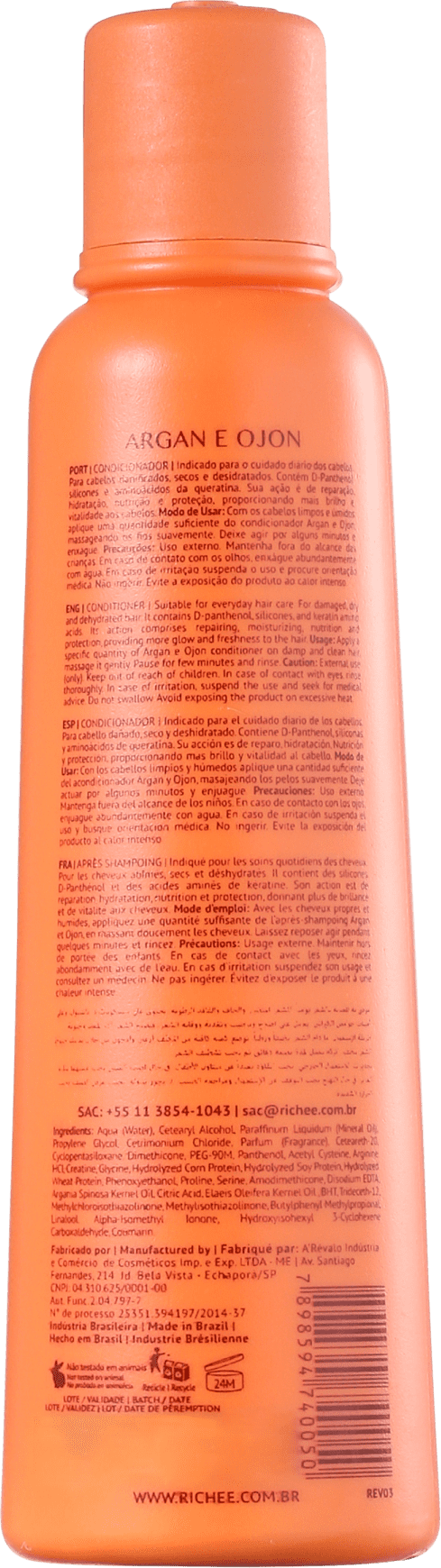 Richée Professional Argan e Ojon - Condicionador 250ml
