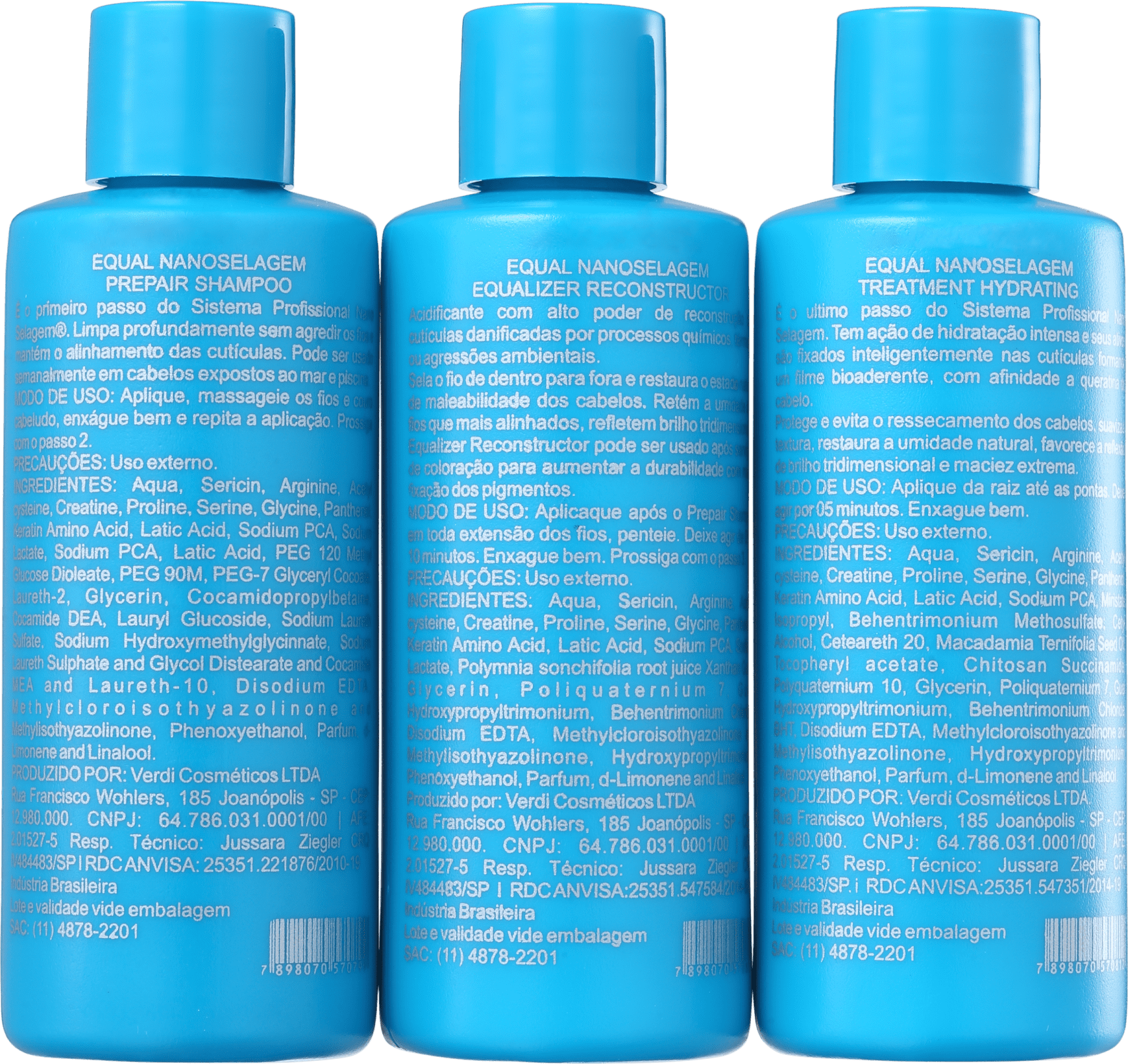 Mediterrani Equal System Ultra Alinhamento e Brilho 3D Kit (3 Produtos)