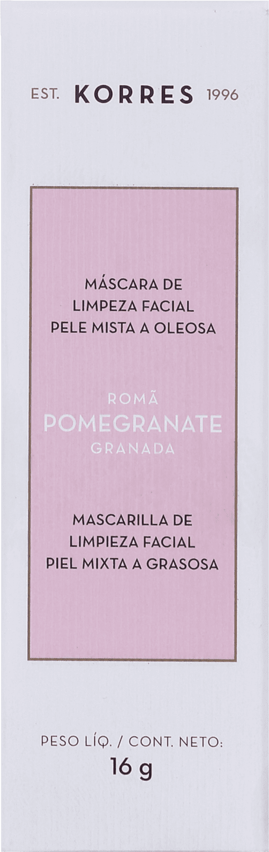 Korres Pomegranate - Máscara de Limpeza Facial 16g