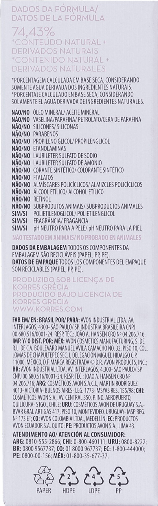 Korres Pomegranate - Máscara de Limpeza Facial 16g