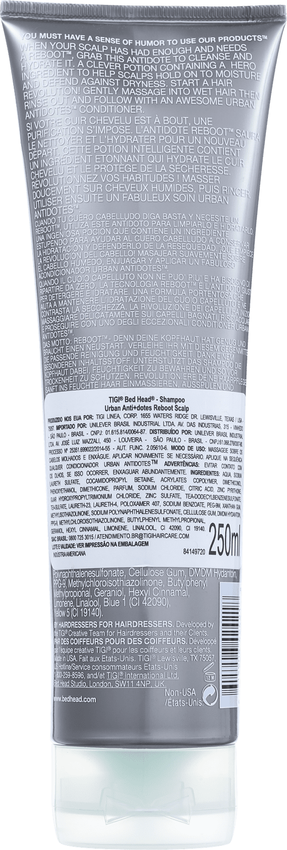 TIGI Bed Head Urban Anti+Dotes #0 Reboot Scalp - Shampoo 250ml