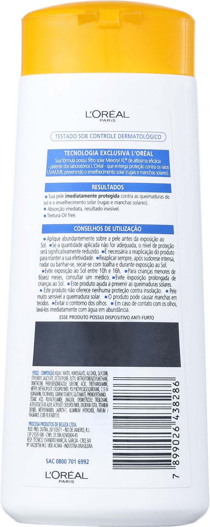 L'Oréal Paris Solar Expertise Invisilight FPS 30 - Protetor Solar 120ml