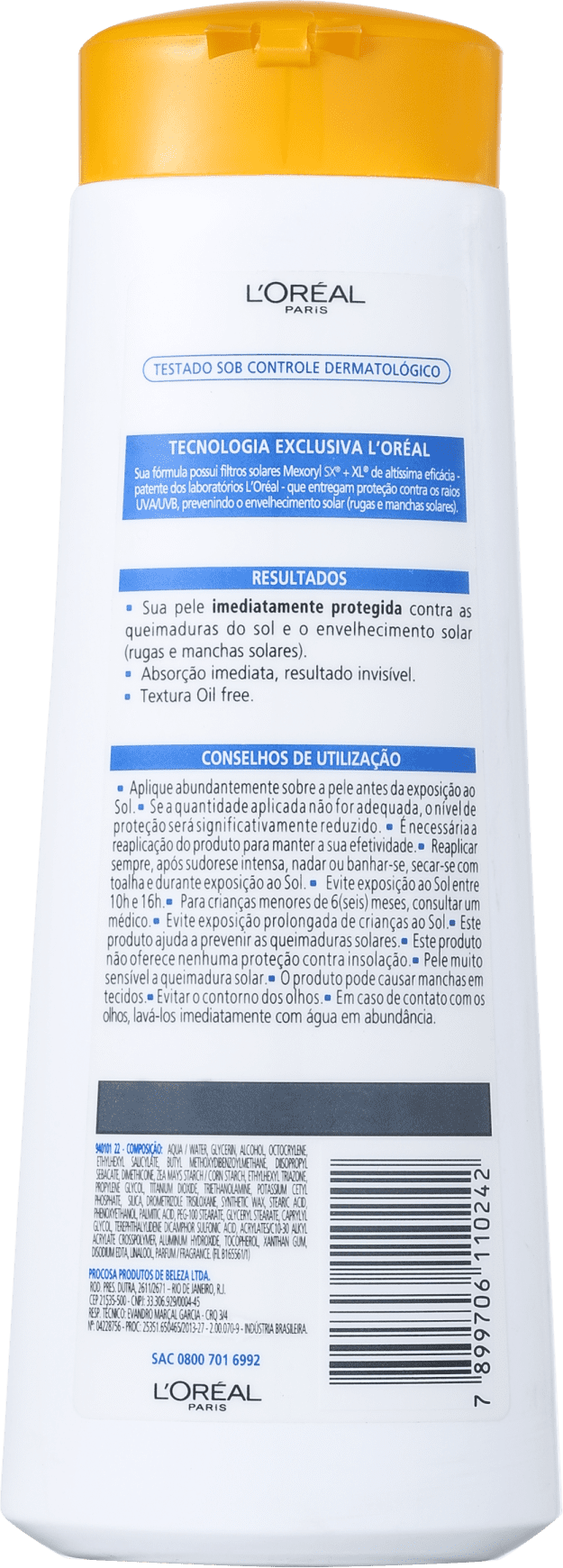 L'Oréal Paris Solar Expertise Invisilight FPS 50 - Protetor Solar 200ml