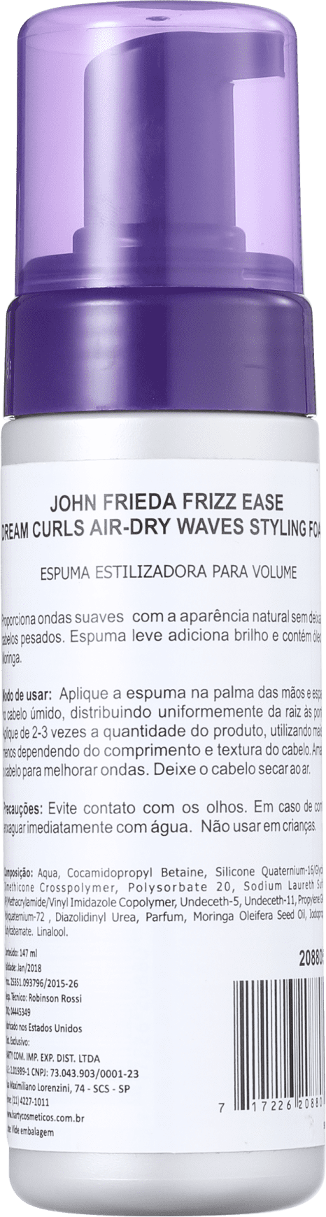 John Frieda Frizz-Ease Dream Curls Air-Dry Waves - Mousse 147ml