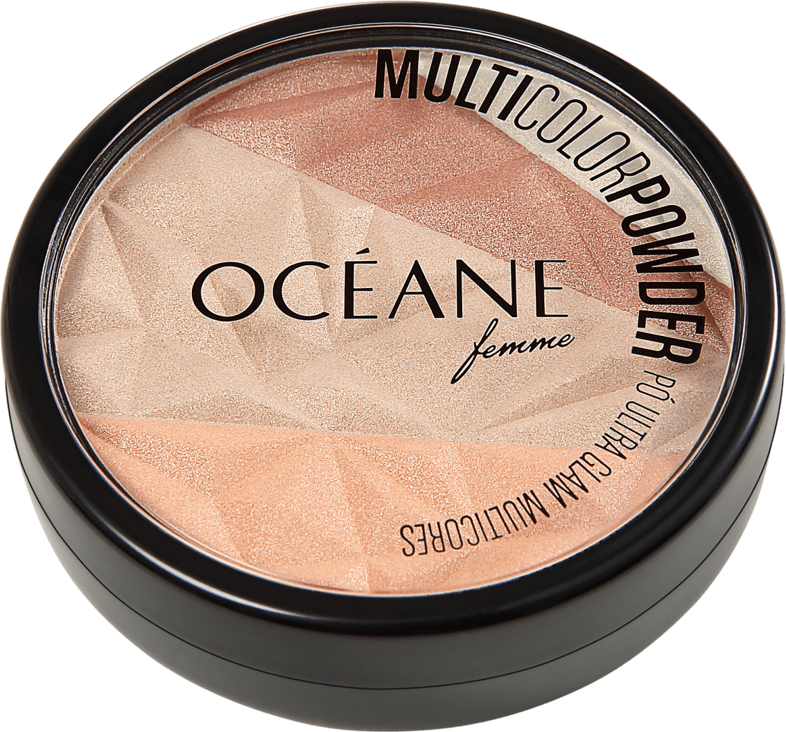 Océane Multicolor Powder Ultra Glam - Pó 3 em 1 9,5g