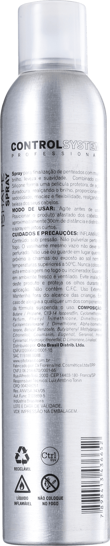 Control System iShape - Spray de Brilho 400ml