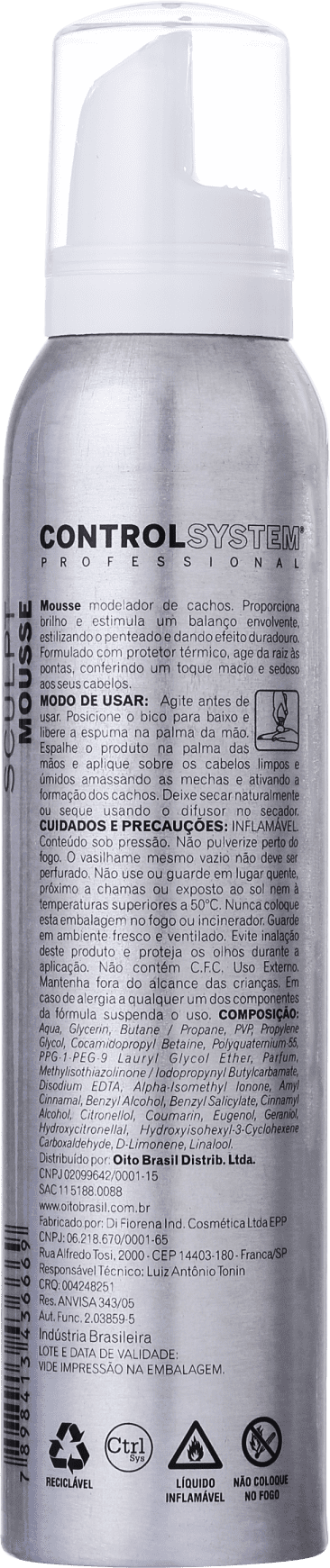 Control System Sculpt - Mousse Ativador de Cachos 150ml
