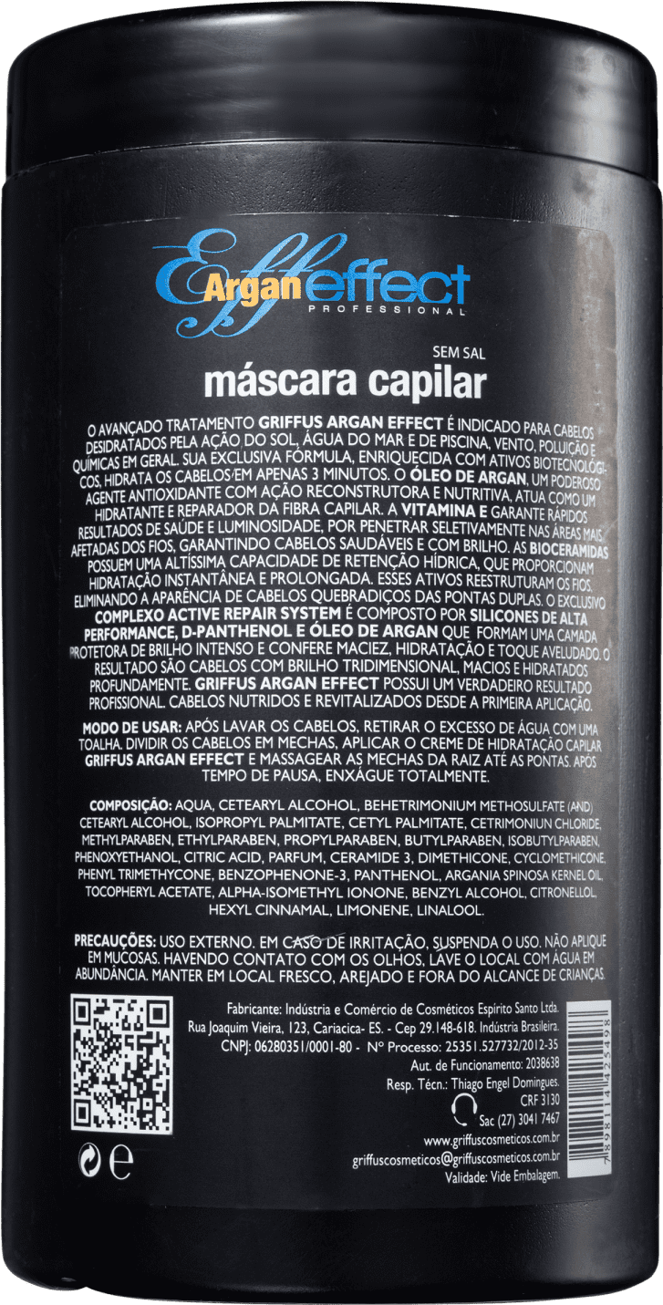 Griffus Argan Effect - Máscara Capilar 1000ml