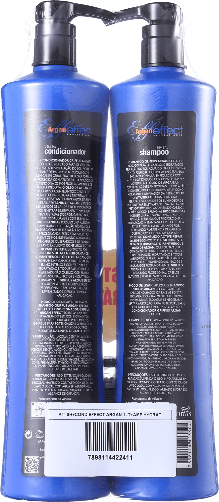 Griffus Argan Effect - Trio Kit (3 Produtos)