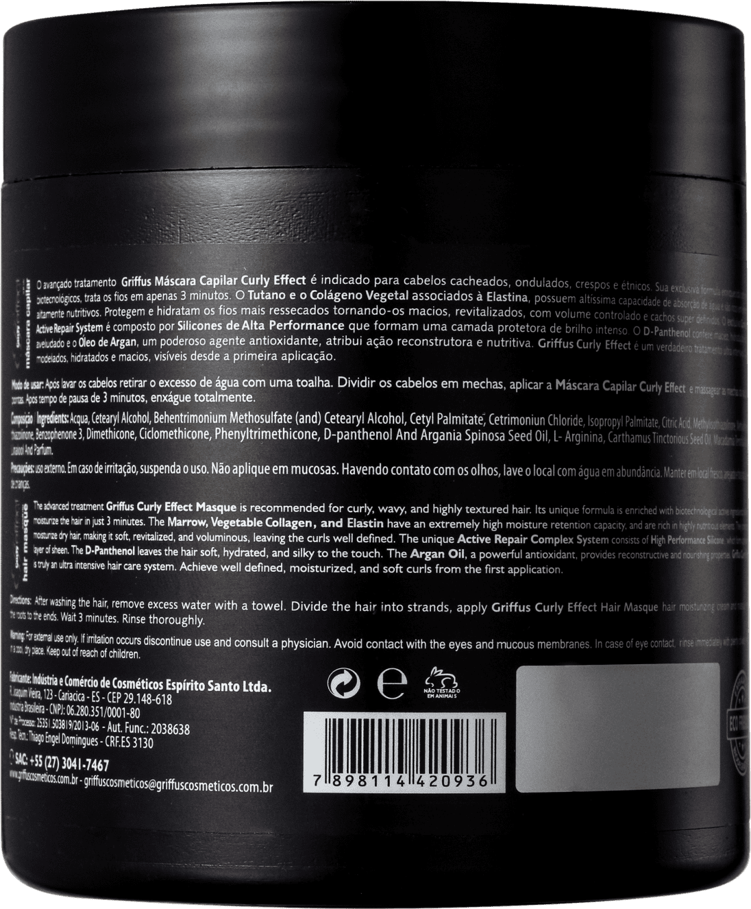 Griffus Curly Effect - Máscara Capilar 500g