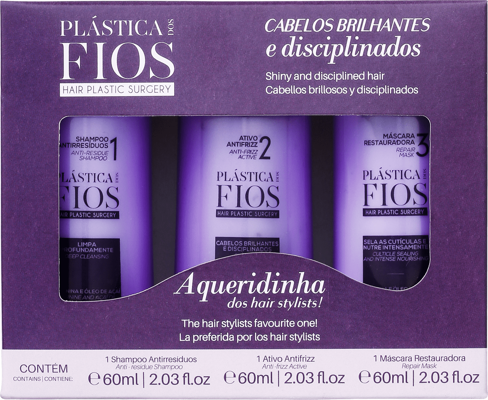 Kit Cadiveu Professional Plástica dos Fios Completo (3 Produtos)