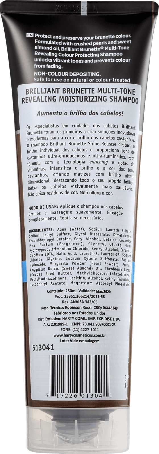 John Frieda Brilliant Brunette Moisturizing - Shampoo 250ml