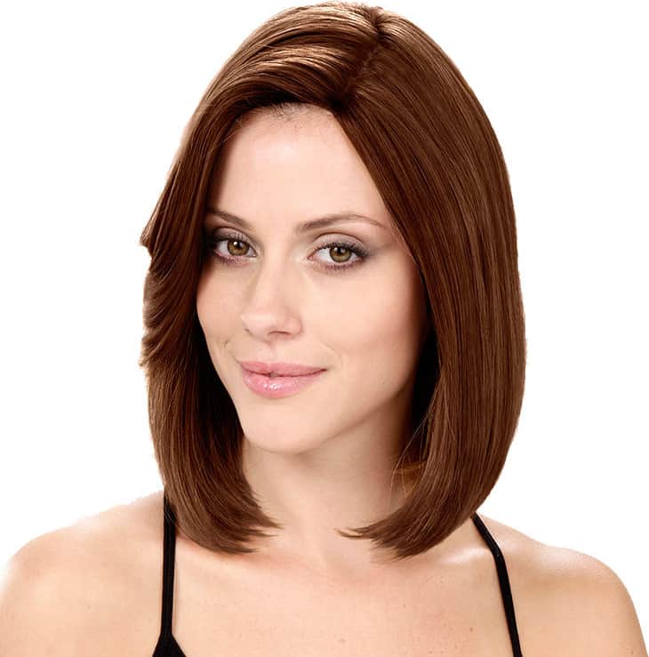 Crown Wigs Bianca Castanho Médio - Peruca 30cm