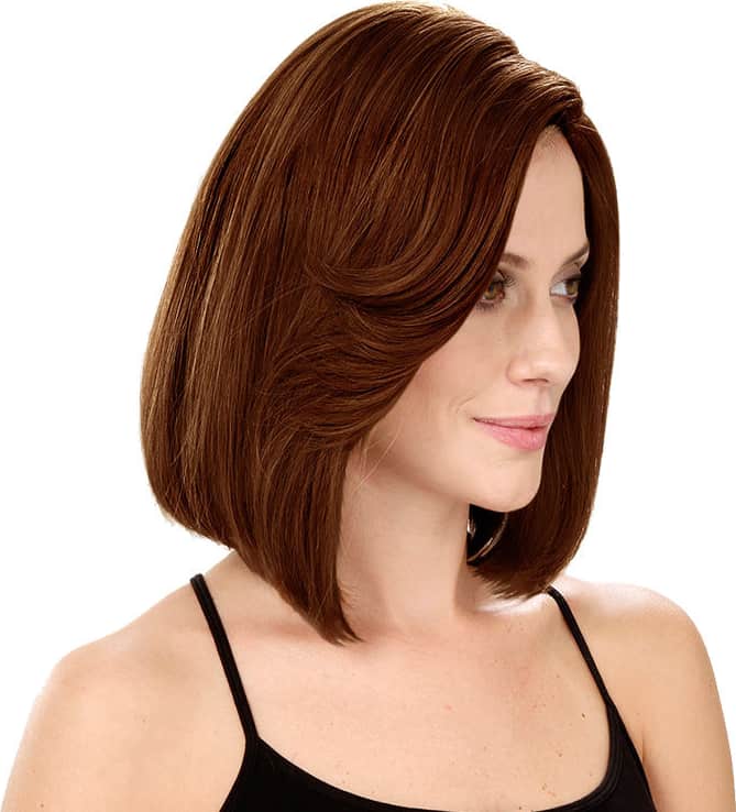 Crown Wigs Bianca Castanho Médio - Peruca 30cm