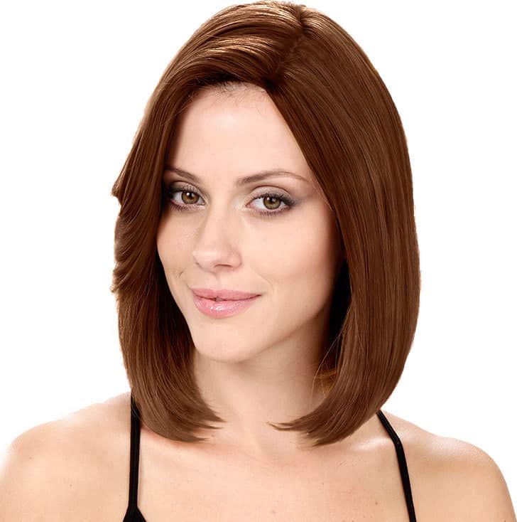 Crown Wigs Bianca Castanho Claro - Peruca 30cm