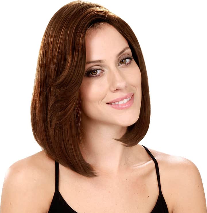 Crown Wigs Bianca Castanho Claro - Peruca 30cm