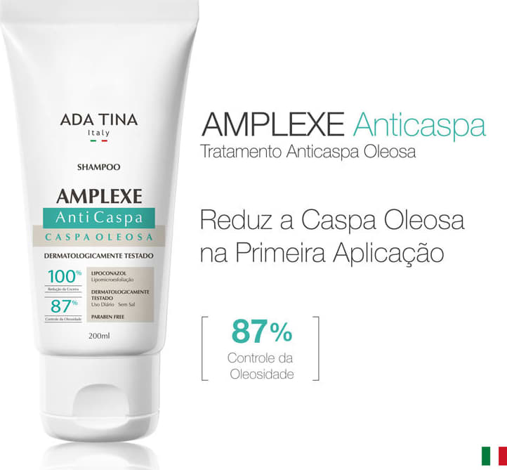 Ada Tina Amplexe Anticaspa Oleosa - Shampoo 200ml