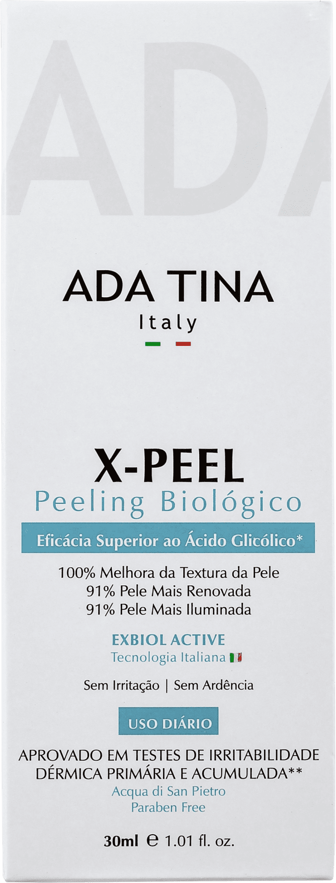 Ada Tina X Peel Peeling Biológico - Tratamento Facial 30ml