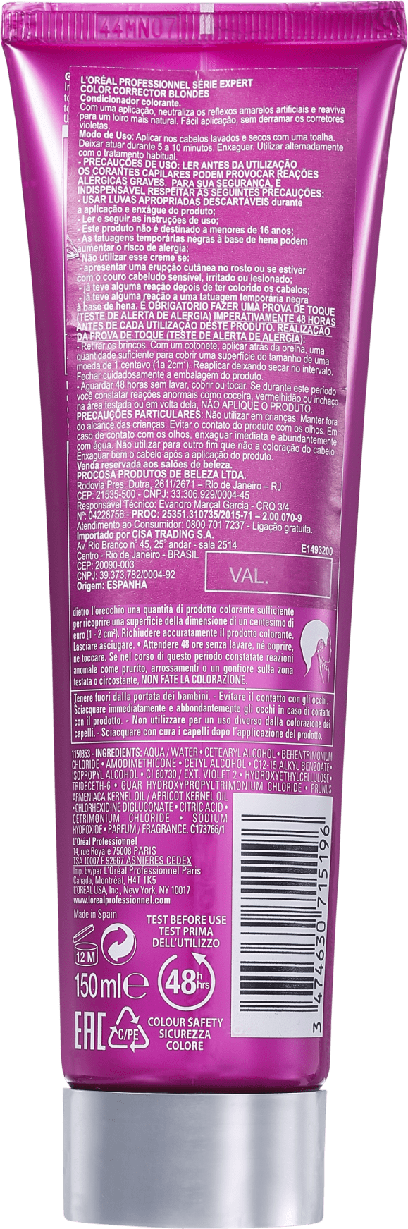 L’Oréal Professionnel Color Corrector Blondes - Creme Matizador 150ml